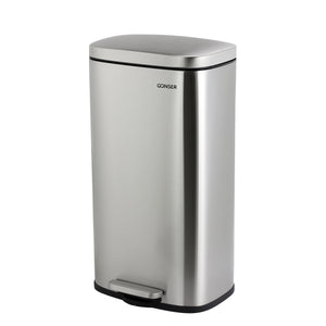 Poubelle en acier inoxydable 30 L