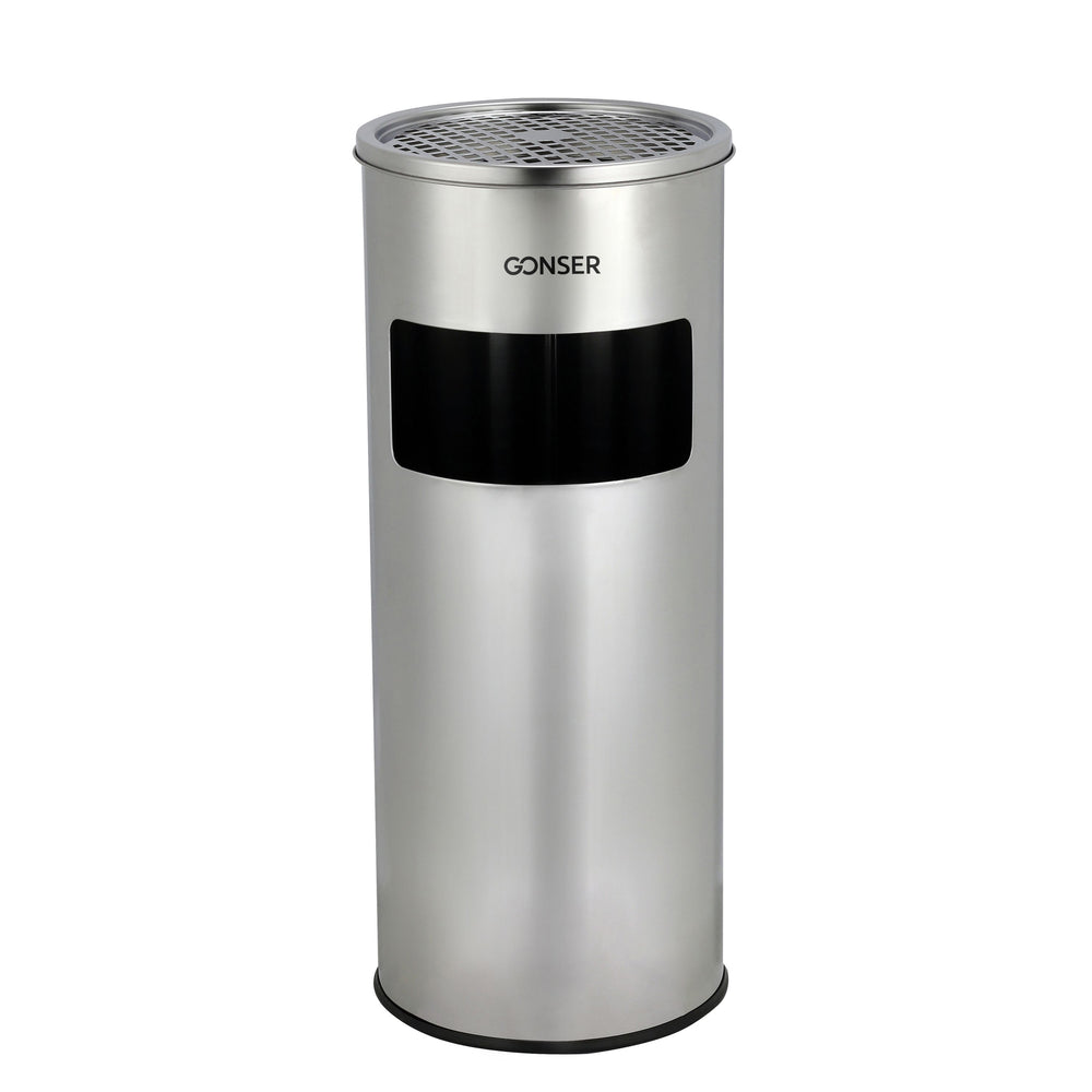 Poubelle avec cendrier 30L