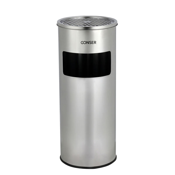 Poubelle avec cendrier 30L