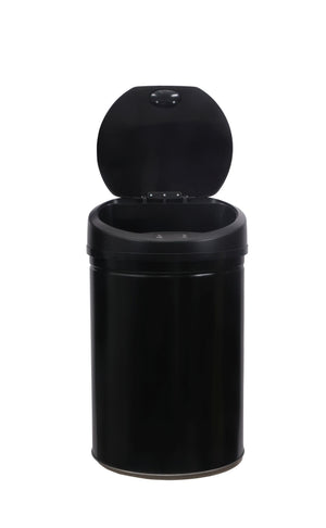 Poubelle à capteur noire de 30 L
