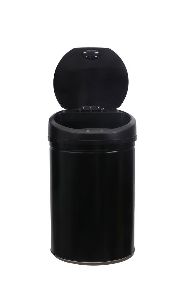 Poubelle à capteur noire de 30 L