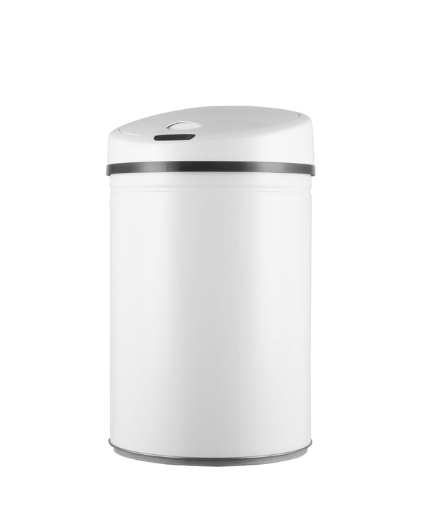 Poubelle blanche à capteur de 30 L