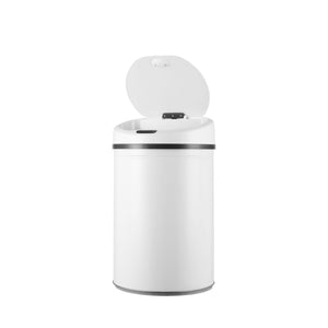Poubelle blanche à capteur de 30 L