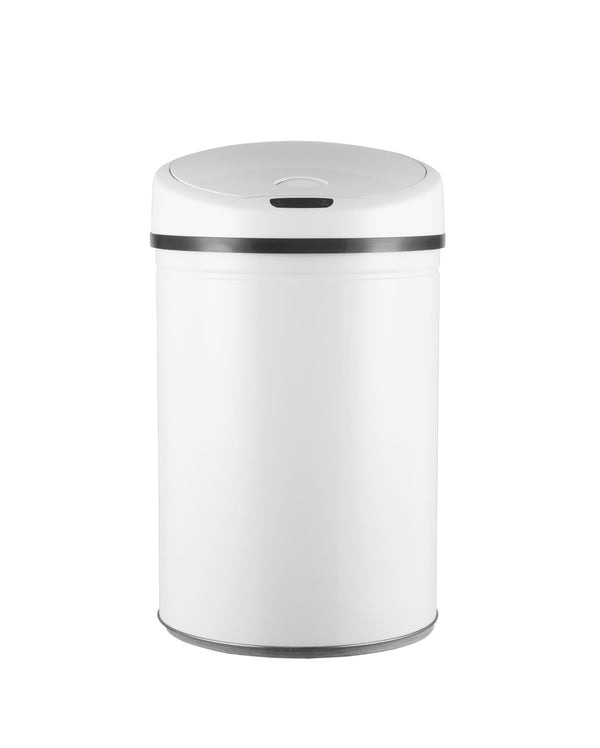 Poubelle blanche à capteur de 30 L
