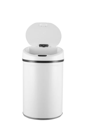 Poubelle blanche à capteur de 30 L