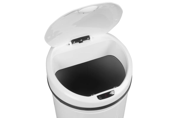 Poubelle blanche à capteur de 30 L