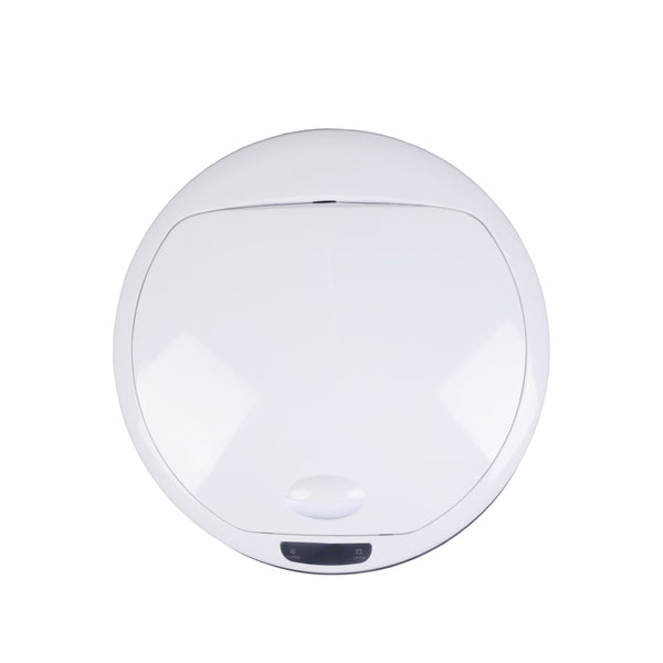 Poubelle blanche de 60 L avec capteur