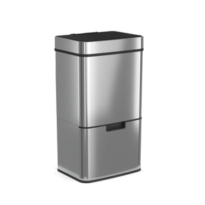 Abfalleimer mit Sensor 72L silber