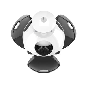 Abfalleimer oval 3 Fächer 54L weiss