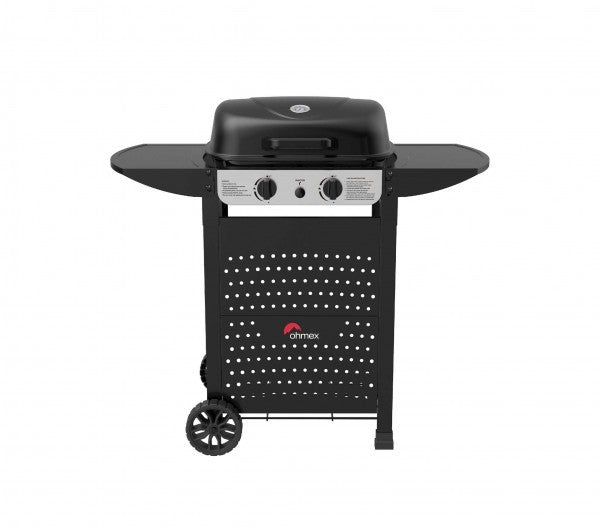 Ohmex - Gasgrill 2b, Inkl. Schlauch, Fläche: 42x37cm, 5kw