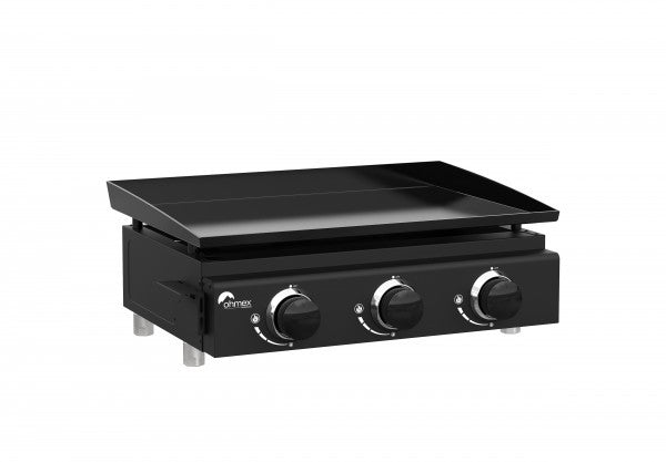 Ohmex - Plancha Gasgrill 3B, 56 X 39.5 cm, 37 mbar, 3 X 2.4kw, total 7.2kw, ohne Schlauch