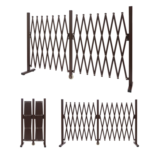 Absperrgitter Scherengitter Trenngitter mit Rollen H: 103cm B: 52-400cm