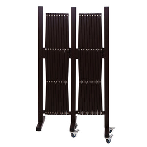 Absperrgitter Scherengitter Trenngitter mit Rollen H: 109cm B: 60-530cm