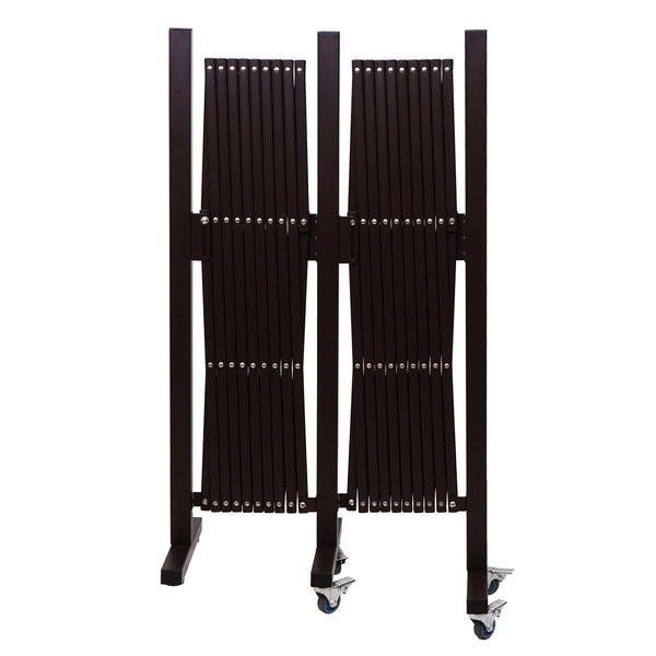 Absperrgitter Scherengitter Trenngitter mit Rollen H: 109cm B: 60-530cm
