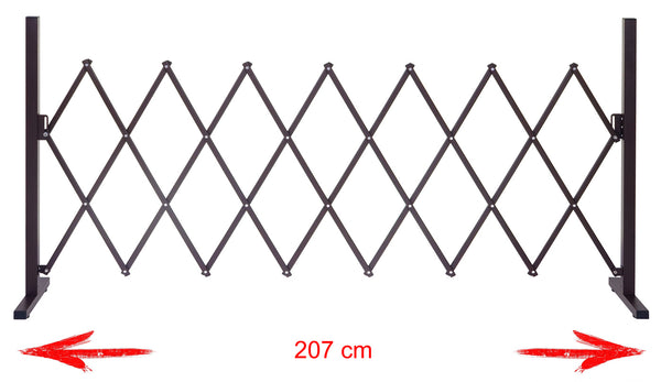 Absperrgitter Tierschutzgitter ausziehbar H: 103cm B: 27-207cm