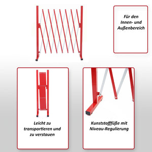 Absperrgitter Tierschutzgitter ausziehbar H: 103cm B: 28-200cm