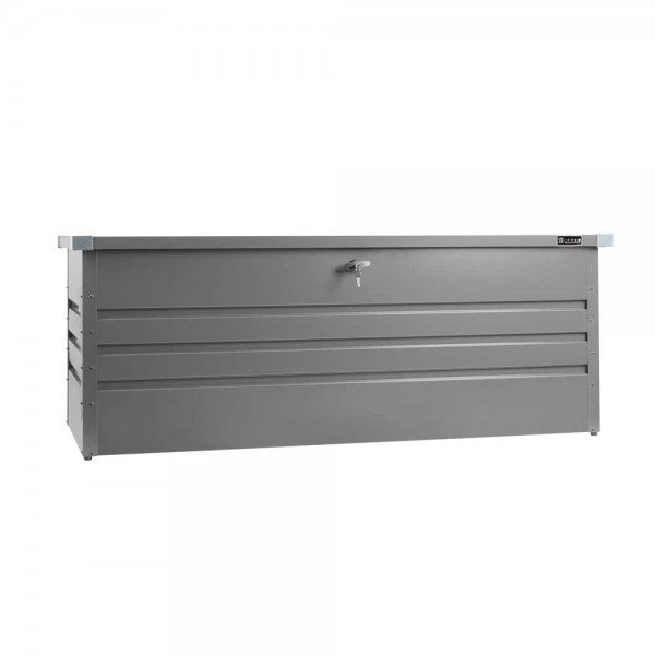 Zipper - Garten- u. Futteraufbewahrungsbox grau 1650x700x620mm
