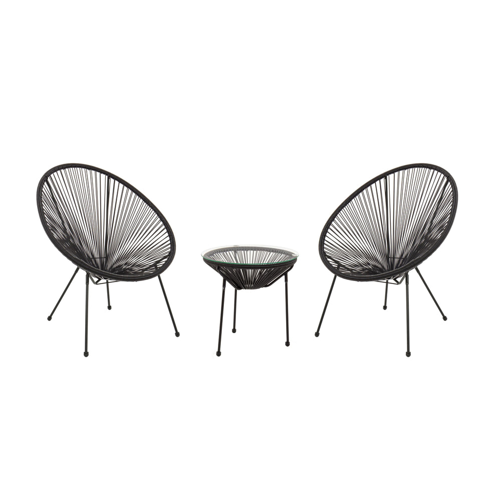 Set di mobili da giardino Acapulco, antracite
