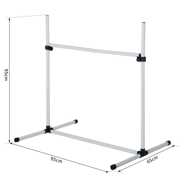 Agility Hürden und Slalom Set mit 4x Hürden