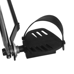 Airbike cross trainer with air resistance