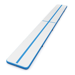 Airtrack gymnastics mat 8 m blue