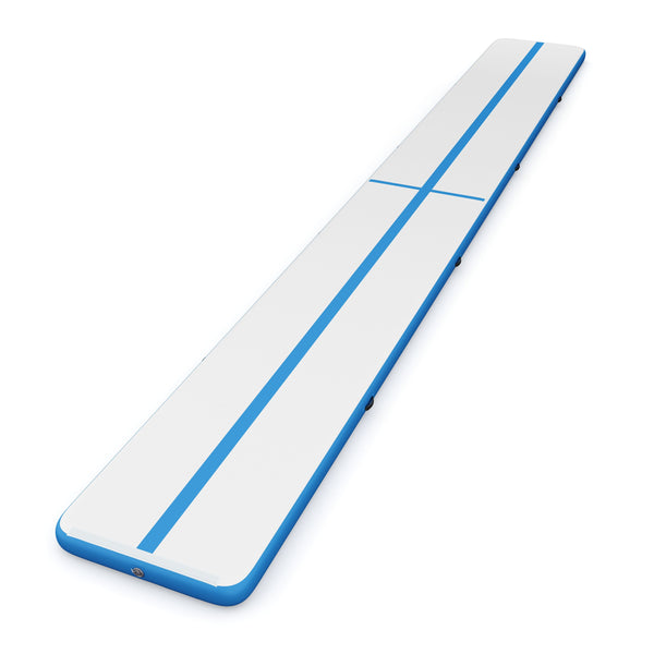 Airtrack gymnastics mat 8 m blue