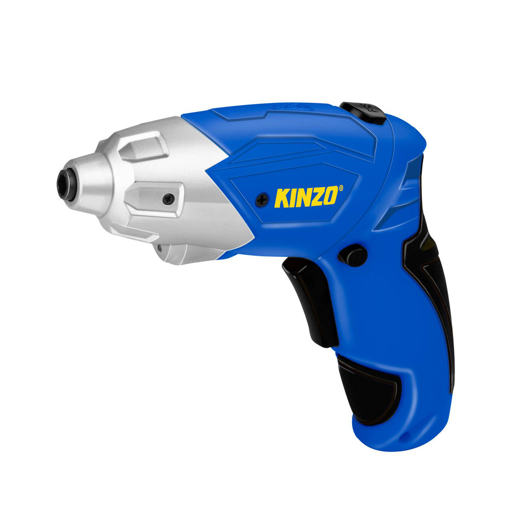 Cordless screwdriver with 54 bits