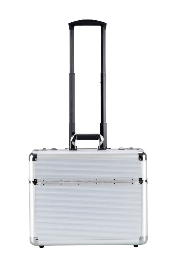 Aktenkoffer Trolley silber