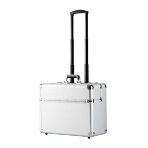 Aktenkoffer Trolley silber