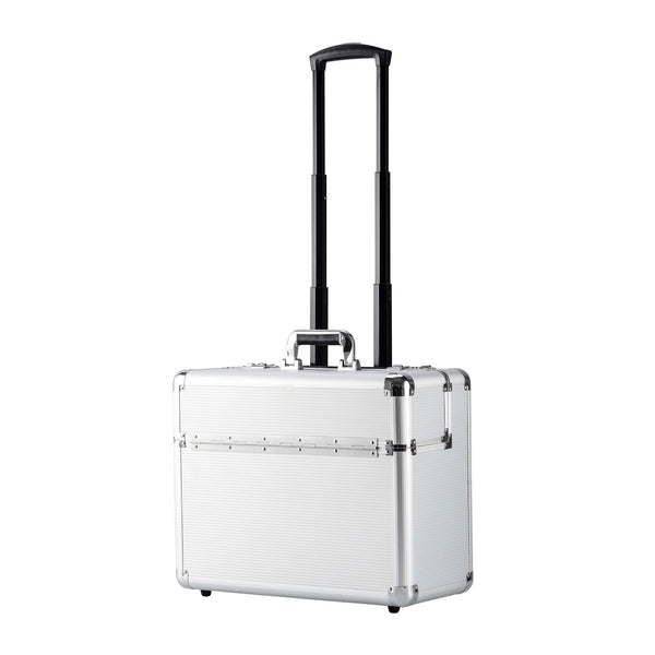 Aktenkoffer Trolley silber