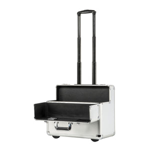 Aktenkoffer Trolley silber