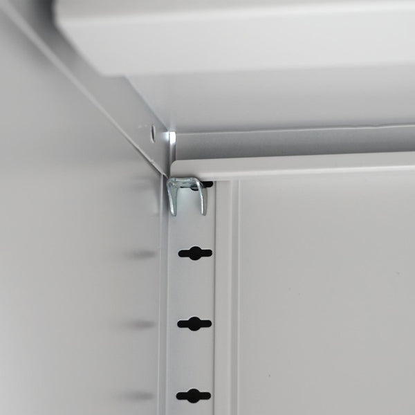 Aktenschrank Boston mit Schiebetüren 90x90x45cm anthrazit