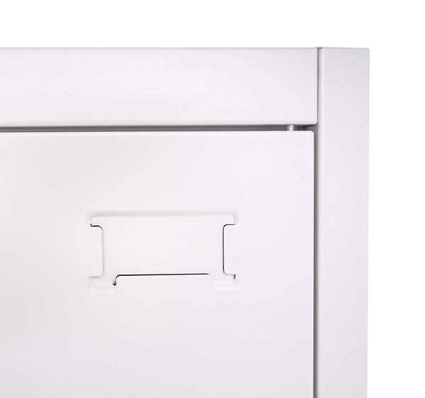 Aktenschrank JAM-H17 2 Türen abschliessbar Metall 185x90x40cm