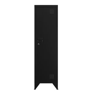 Aktenschrank mit 3 Böden ANTEY 38 x 137 cm schwarz