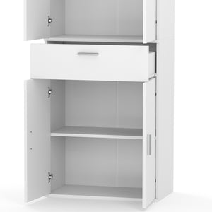 Büroschrank RAKEL 60 x 180 cm weiss