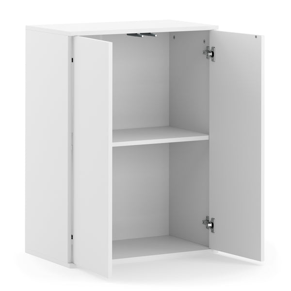 Aktenschrank mit 2 Böden RAKEL 60 x 81 cm weiss