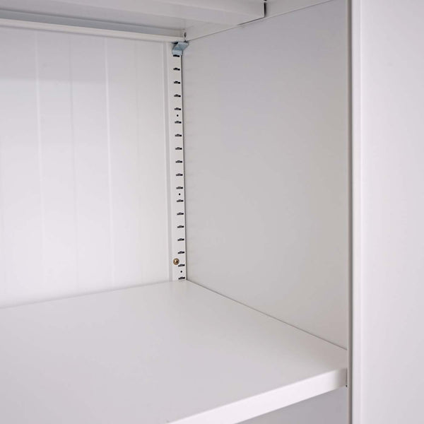 Aktenschrank Stahlschrank Büroschrank, 2 Türen 140x90cm weiss