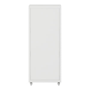 Rollcontainer Kökar Stahl mit 5 Schubladen Weiss