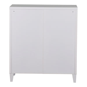 Metallschrank Kommode Oripää 90x80x33cm Weiss