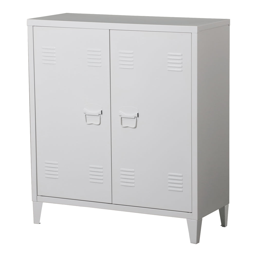Mobiletto in metallo, cassettiera Oripää 90x80x33cm Bianco