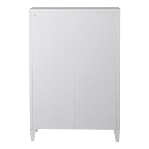 Metallschrank Kommode Oripää 110x75x33cm Weiss