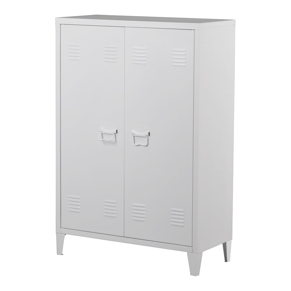 Cassettiera in metallo Oripää 110x75x33cm Bianco