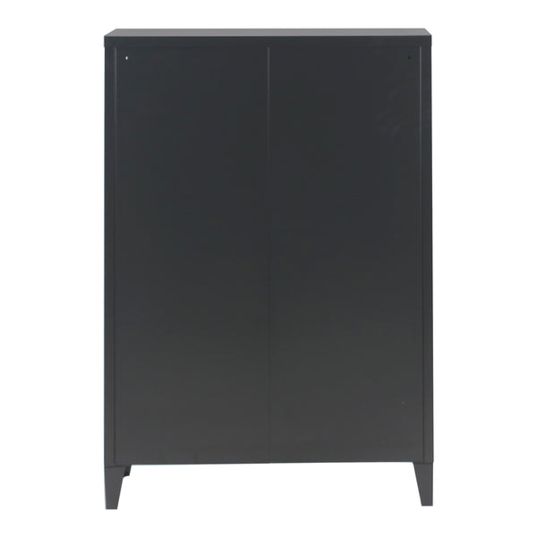 Metallschrank Kommode Oripää 110x75x33cm Schwarz