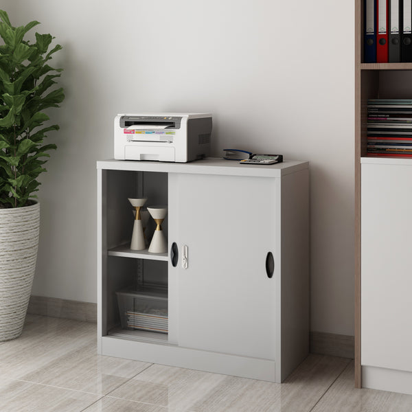 Classeur métallique Rieti 90x40x90 cm gris clair