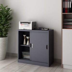 Classeur métallique Rieti 90x40x90 cm gris foncé