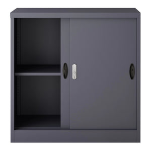 Classeur métallique Rieti 90x40x90 cm gris foncé
