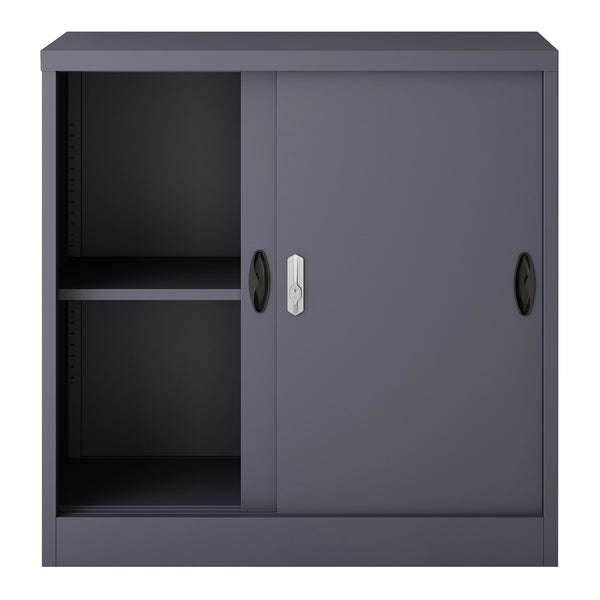 Classeur métallique Rieti 90x40x90 cm gris foncé