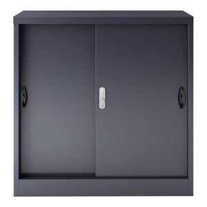Classeur métallique Rieti 90x40x90 cm gris foncé