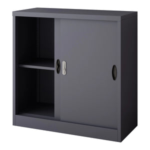 Classeur métallique Rieti 90x40x90 cm gris foncé