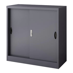 Classeur métallique Rieti 90x40x90 cm gris foncé